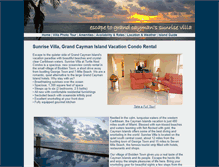 Tablet Screenshot of grandcaymansunrise.com